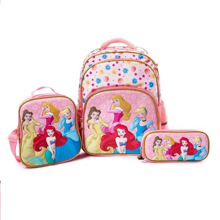 Set Mochila + Lonchera+Cartuchera Pionier Niña Lorety_Disney O/S