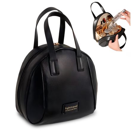 Neceser de Viaje Elegante para Cosméticos Negro K67