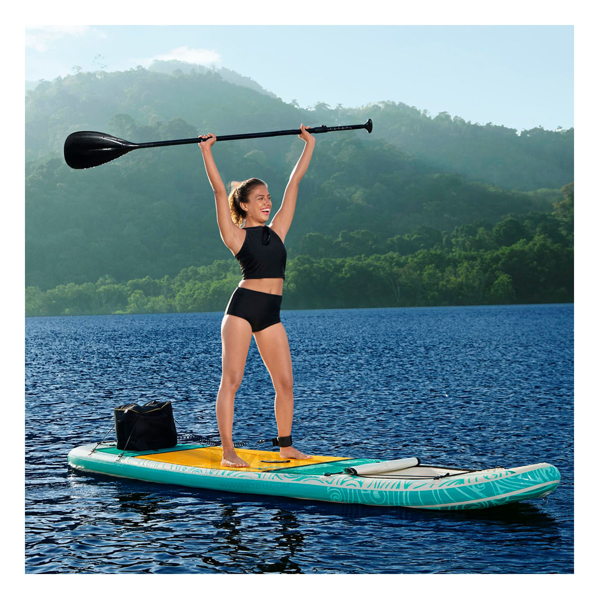 Remo de Aluminio Ideal para Aguas Abiertas Negro Y+Agendita