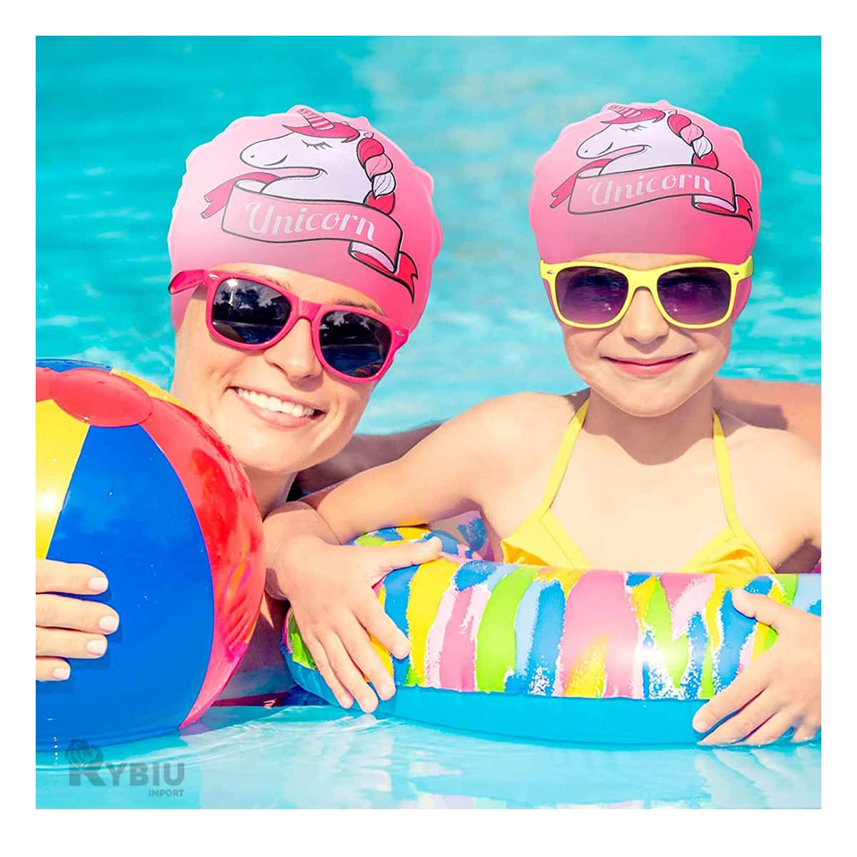 Gorro Comodo para Proteger Cabello Rosado Y+Papel de Regalo