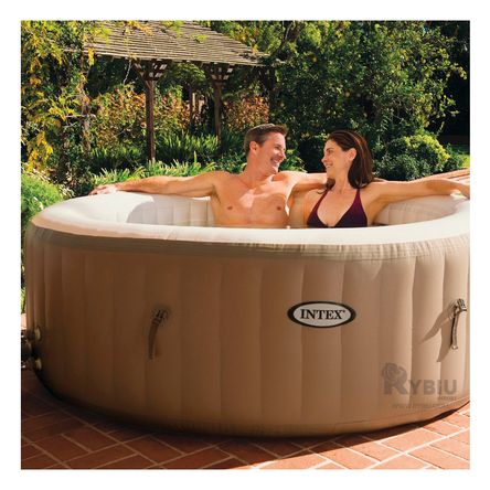 Spa Hinchable Relajante y Seguro Beige Y+Papel de Regalo