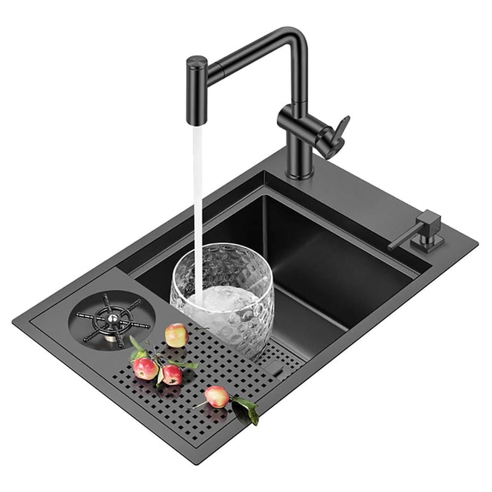 Lavadero Multifuncional Deluxe para Zona de Parrilla Bar Con Tapa