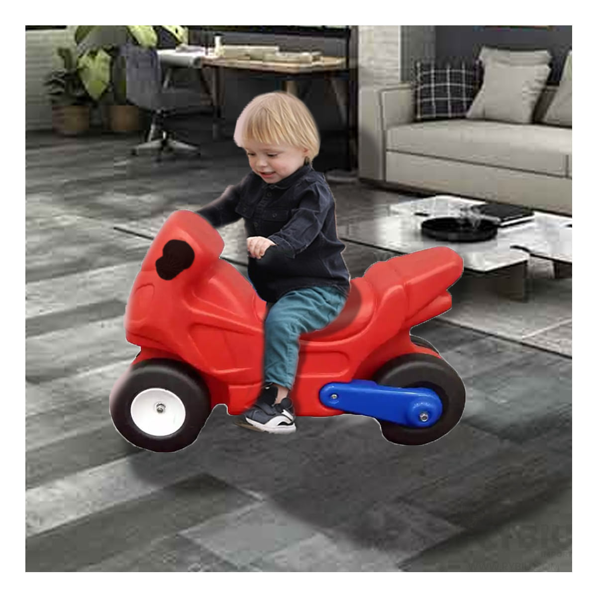 Moto de Juguete para Niño en Multicolor