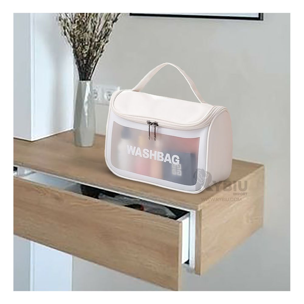 Neceser de Maquillaje Blanco Y+Stickers Neceser de Maquillaje Blanco Y+Stickers