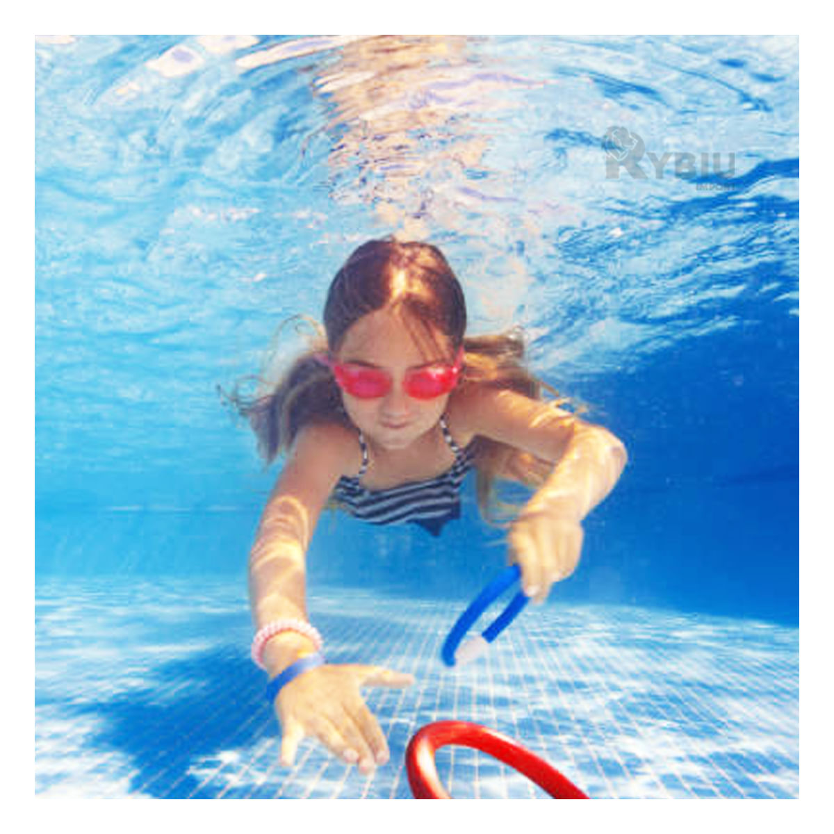 Lentes de Material Duradero en Rosado Y+Stickers