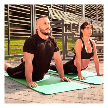 Mat de Entrenamiento de Piernas en Verde Y+Stickers