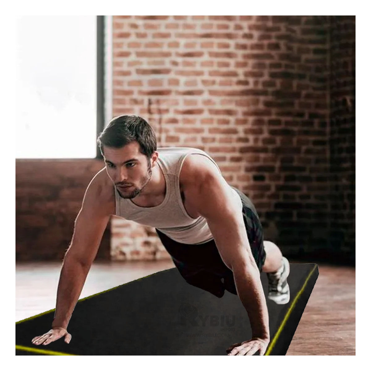 Colchoneta Deportiva en Color Amarillo Y+Agendita