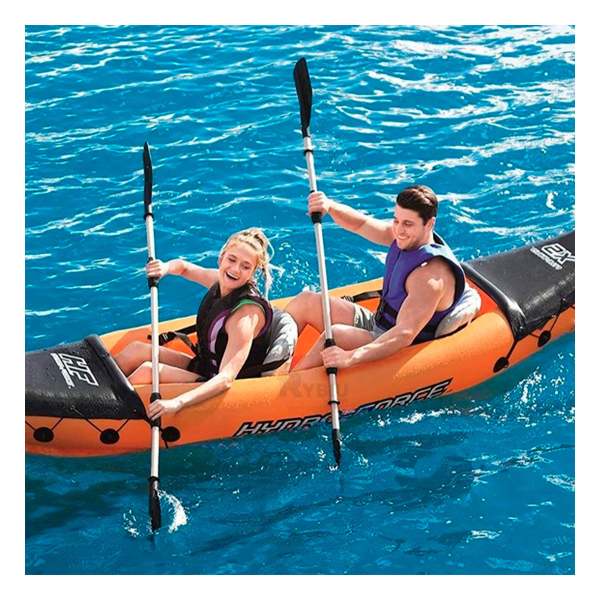 Kayak Excelente Entusiastas de Deporte Anaranjado Y+Agendita