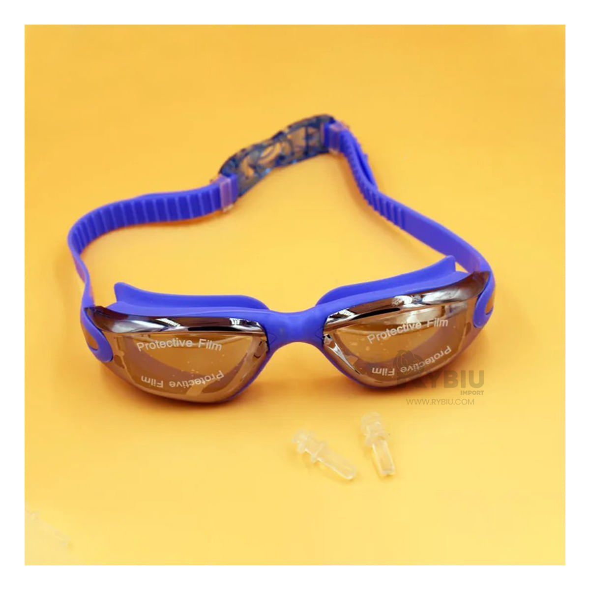 Lentes Adaptables para Nadar Azul Y+Papel de Regalo