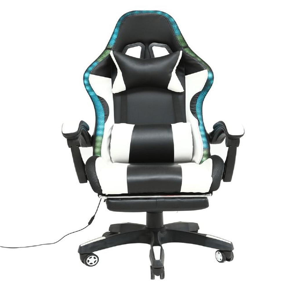 Silla Gamer RGB Ergonómica Negro MC411