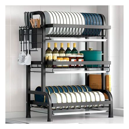 Escurridor de Utensilios en Color Negro Y+Stickers Escurridor de Utensilios en Color Negro Y+Stickers