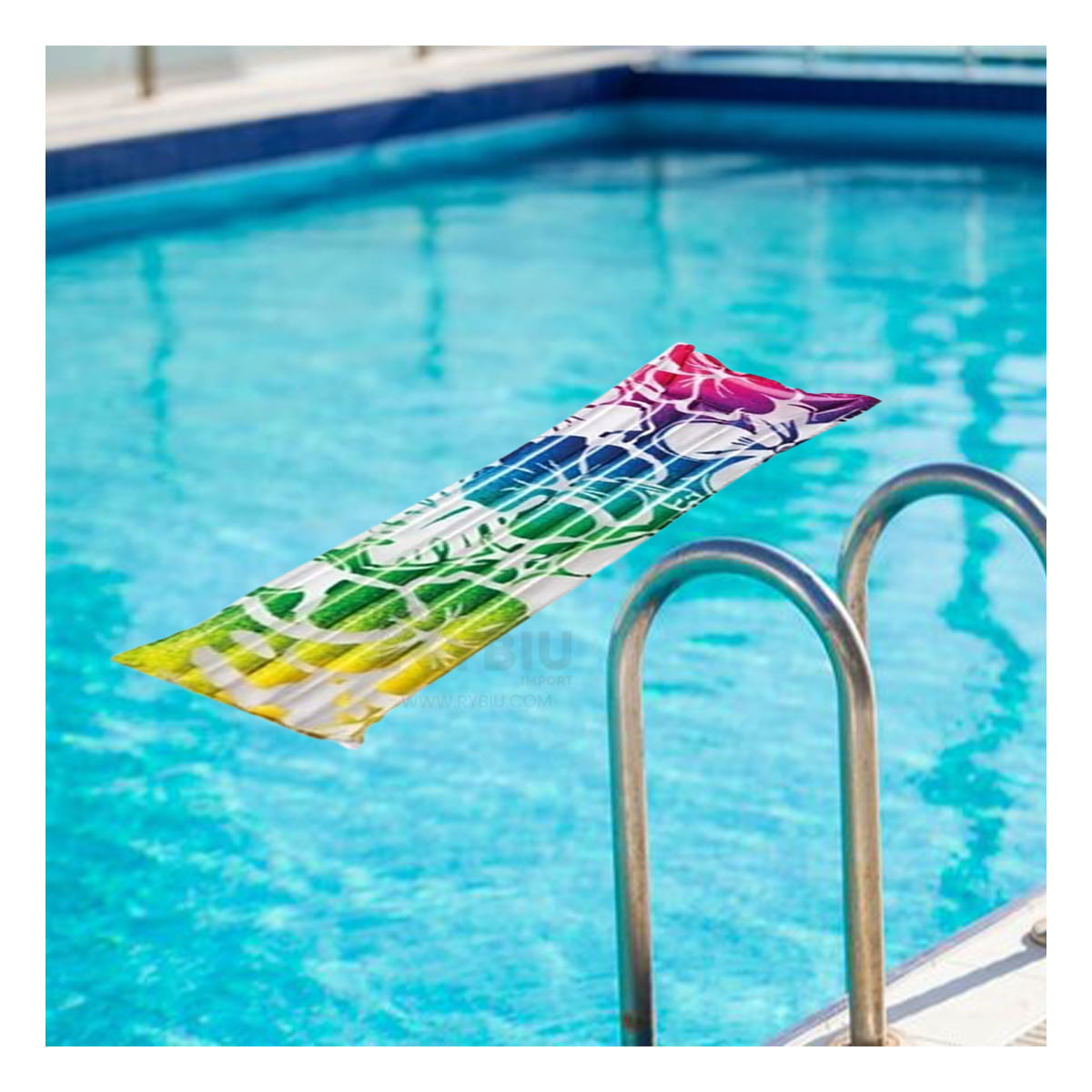 Colchon para Viajes en Color Arcoiris Y+Stickers