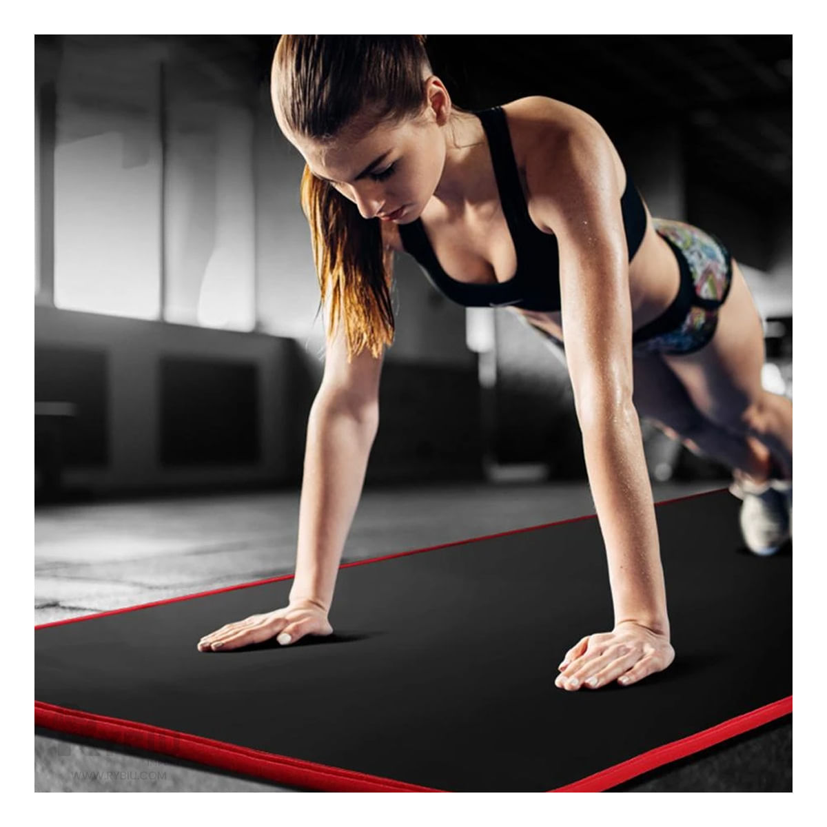 Colchoneta Talla 1m de Color Rojo