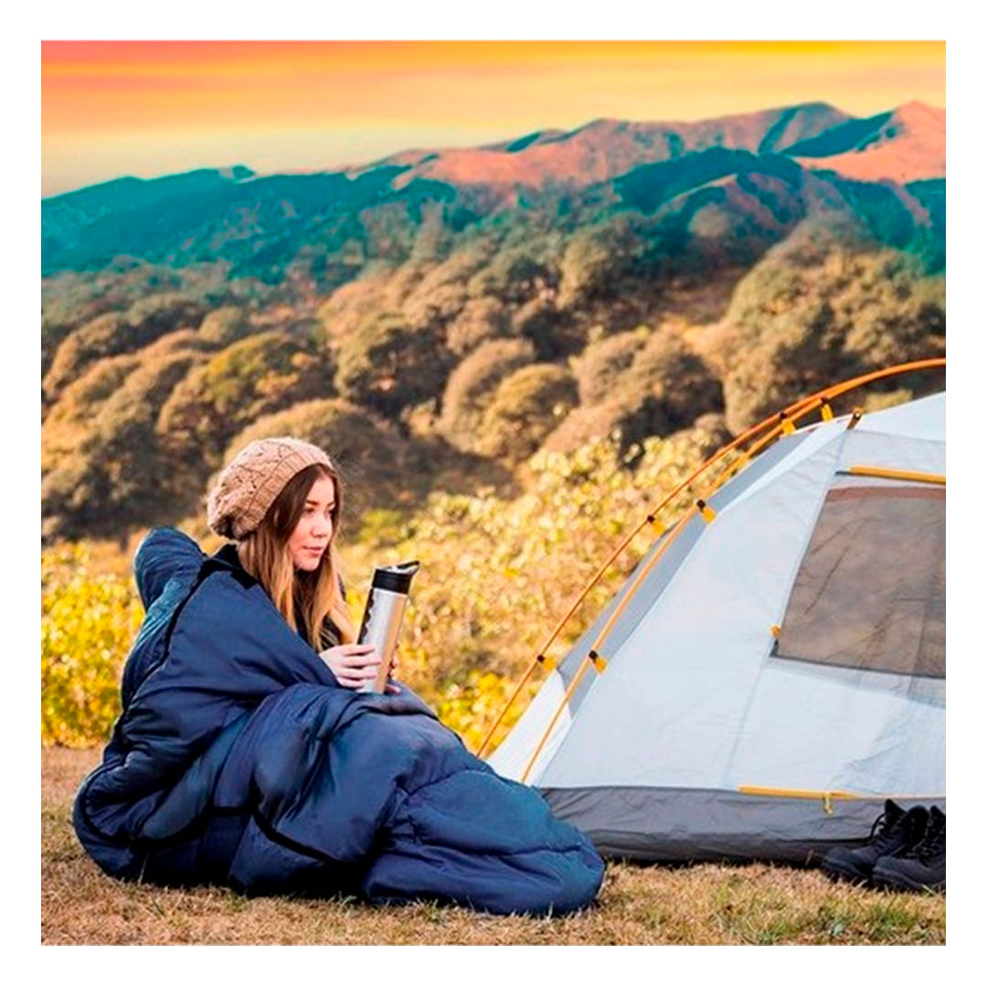 Bolsa de Diseño Ergonomico en Azul Marino Y+Stickers