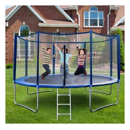 Cama Trampolin en Color Azul Y+Papel de Regalo Cama Trampolin en Color Azul Y+Papel de Regalo