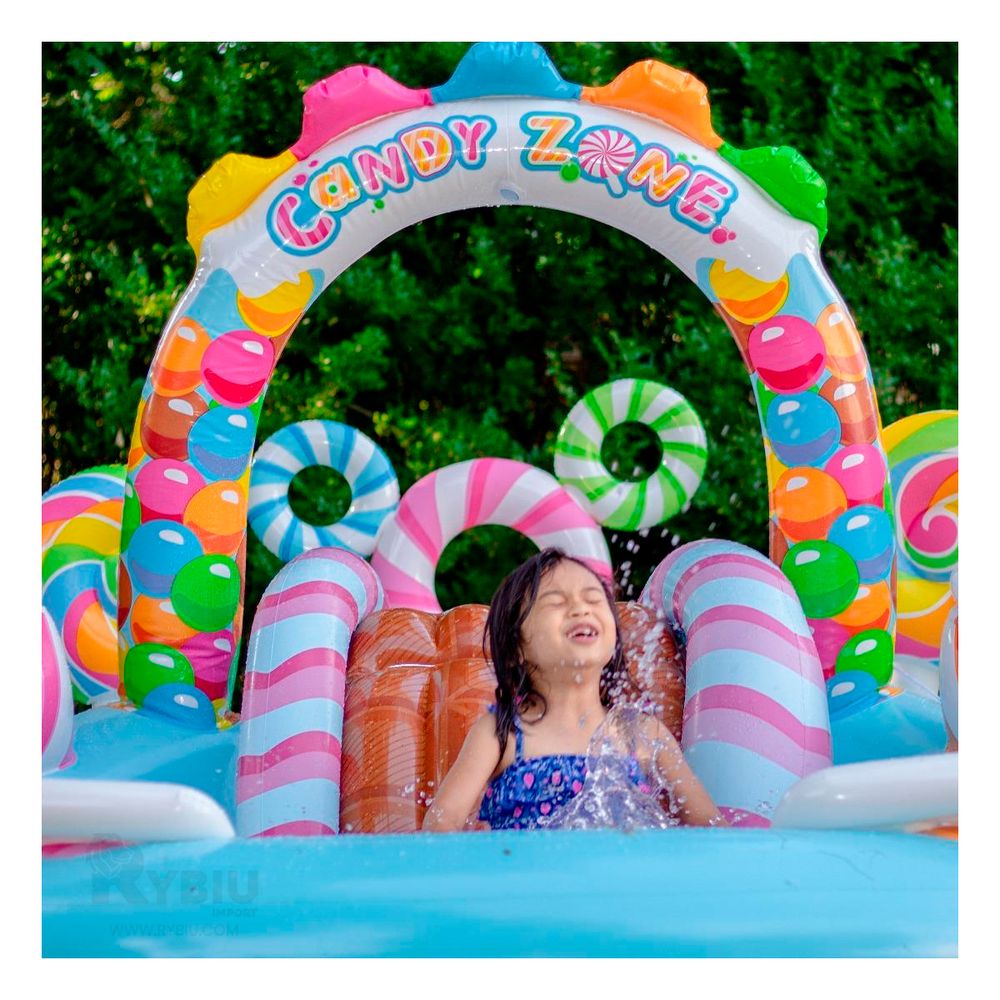 Juego Divertido Inflable para Piscina Candy Y+Stickers Juego Divertido Inflable para Piscina Candy Y+Stickers
