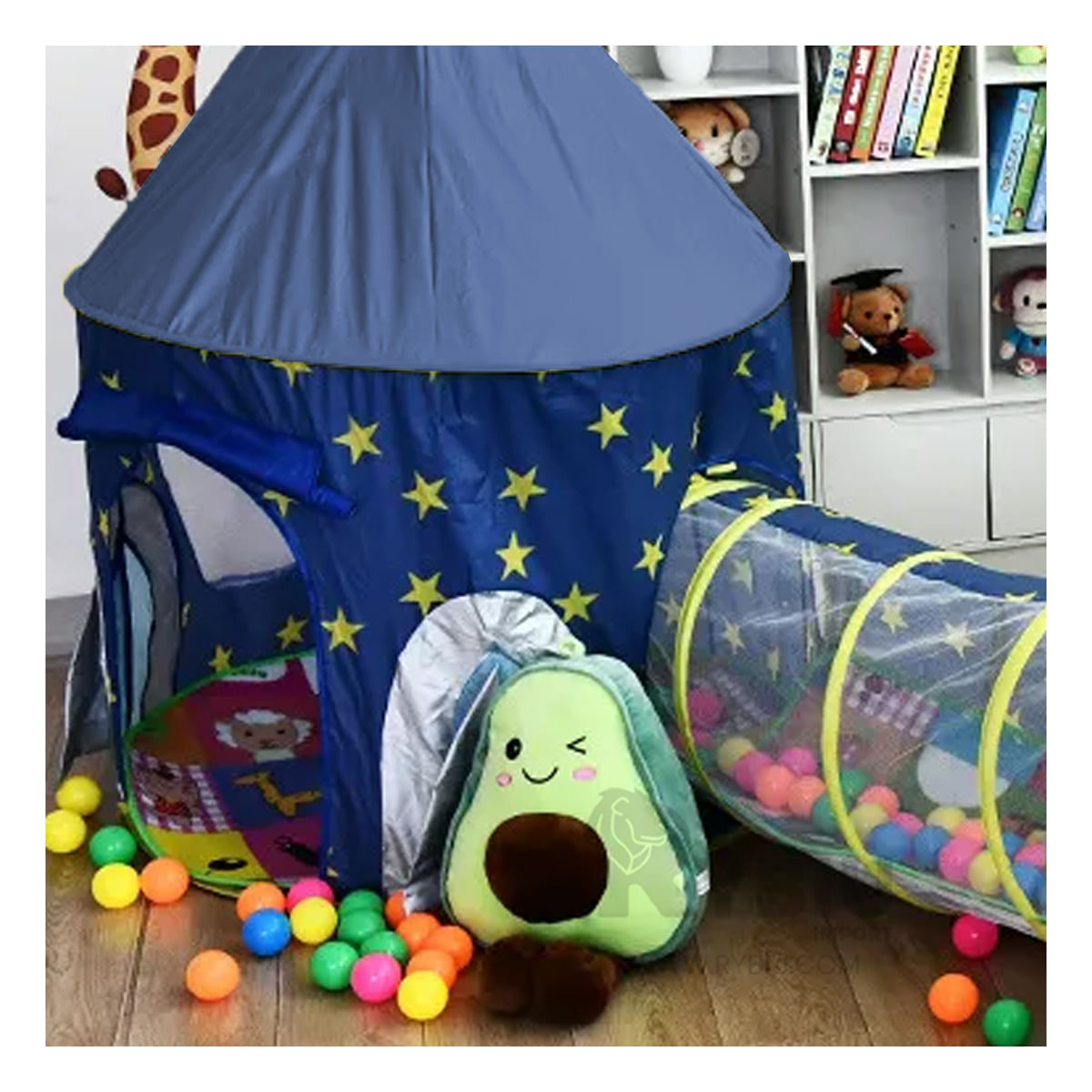 Juego Entretenido en Color Azul Y+Stickers