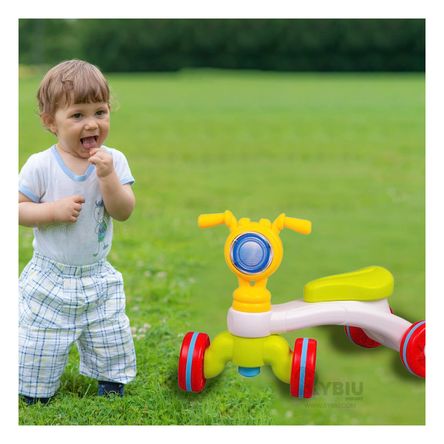 Coche de Equilibrio de Cuatro Ruedas de Bebe Multicolor Coche de Equilibrio de Cuatro Ruedas de Bebe Multicolor