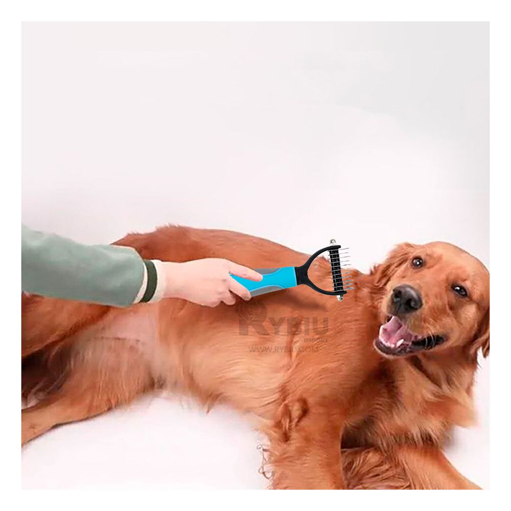 Cepillo con Rastrillo Versatil Mediano Celeste Y+Agendita Cepillo con Rastrillo Versatil Mediano Celeste Y+Agendita