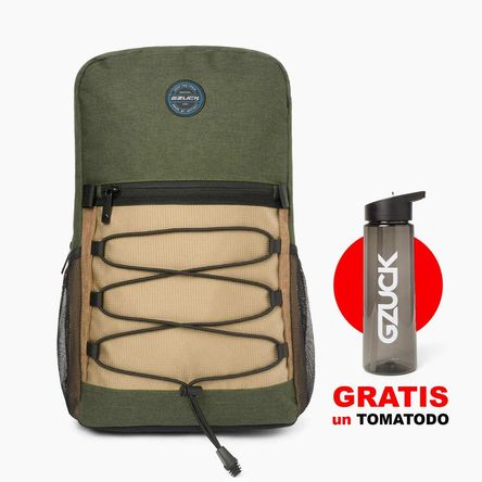 Mochila P/Laptop Gzuck Hombre Zekbof Verde P04