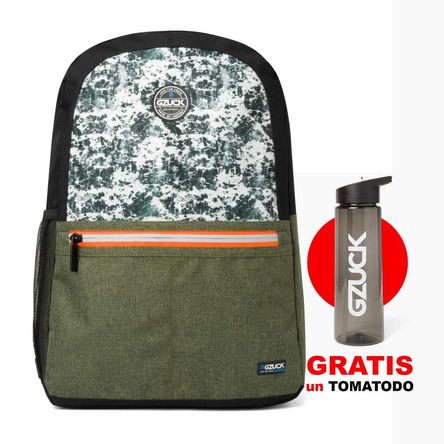 Mochila P/Laptop Gzuck Hombre Bazweyt Verde P04