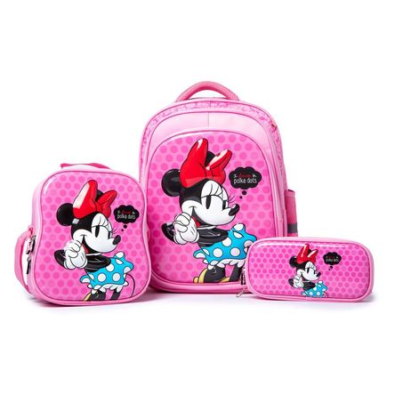 Set Mochila + Lonchera+Cartuchera Pionier Niña Catry_Disney Set Mochila + Lonchera+Cartuchera Pionier Niña Catry_Disney