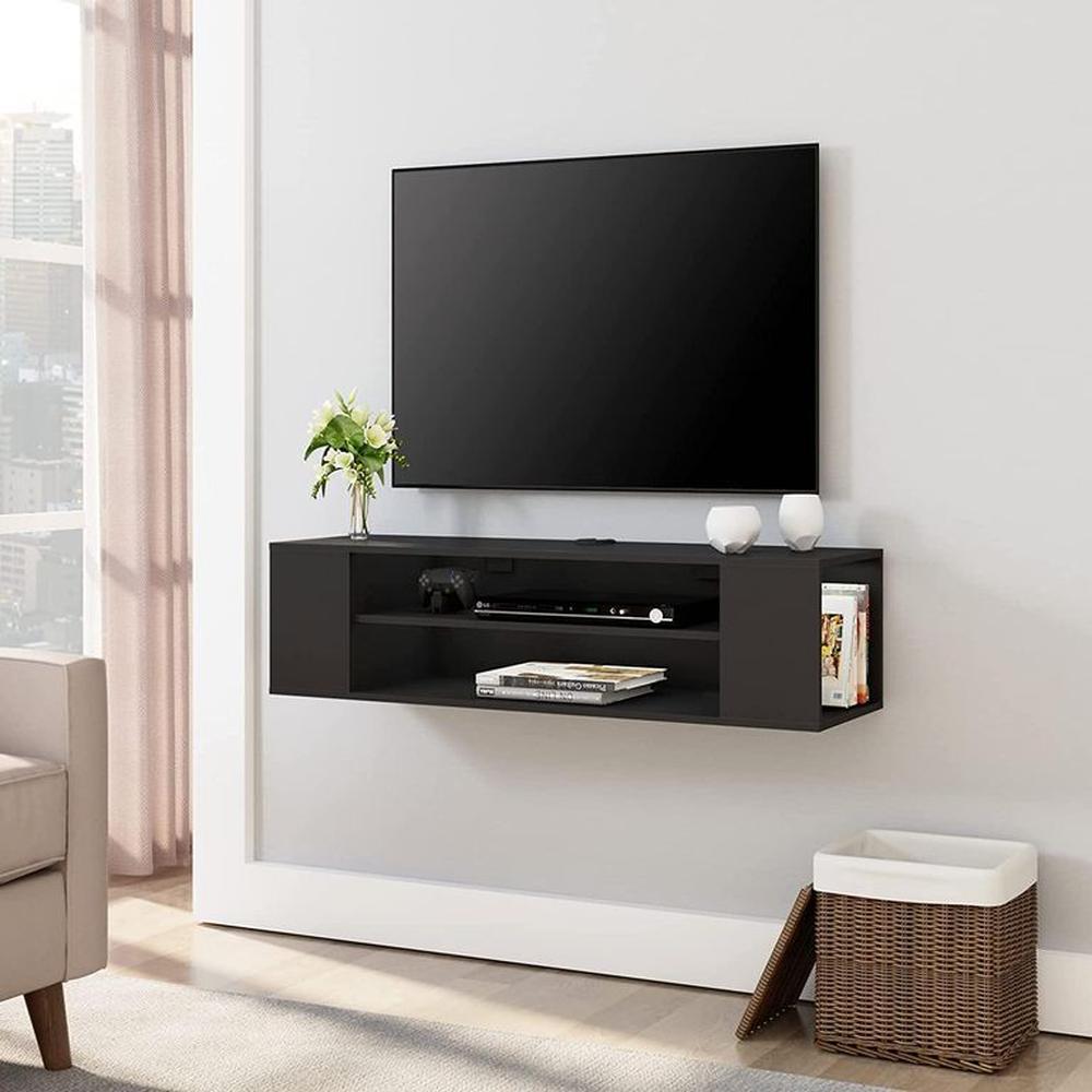Mueble para TV Moderno Negro 55 Pulgadas