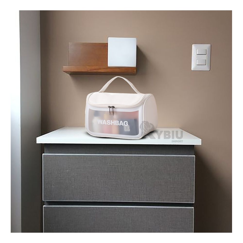 Neceser Organizador de Maquillaje de Color Blanco Neceser Organizador de Maquillaje de Color Blanco