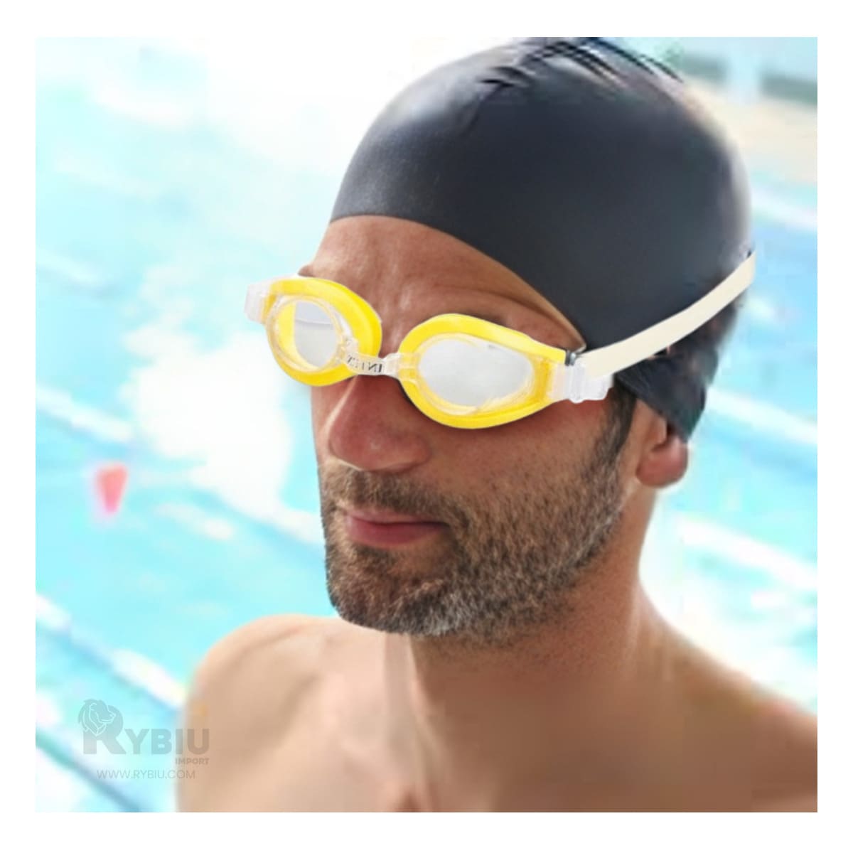 Lentes para Bucear de Menores en Amarillo Y+Papel de Regalo