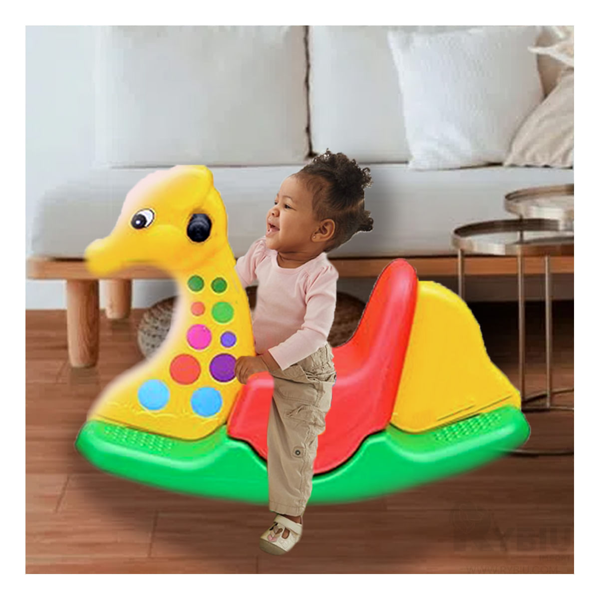 Jirafa Adorable Mecedor en Multicolor Y+Agendita