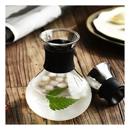 Jarra Elegante de Material Vidrio Transparente Jarra Elegante de Material Vidrio Transparente