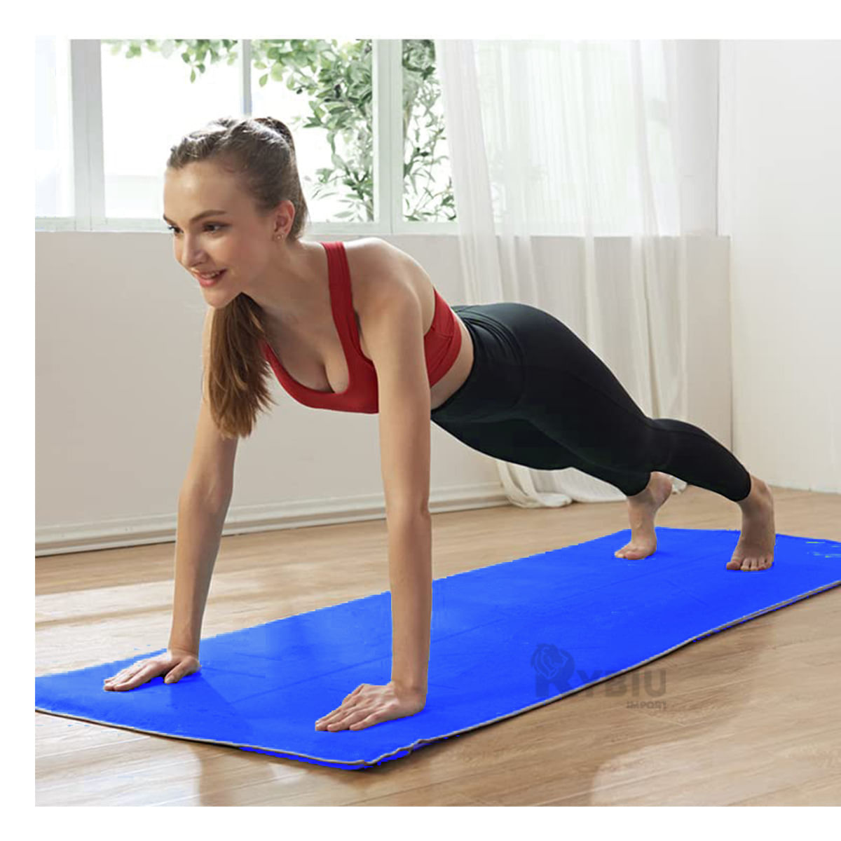 Mat Ergonomico en Tono Azul Y+Stickers