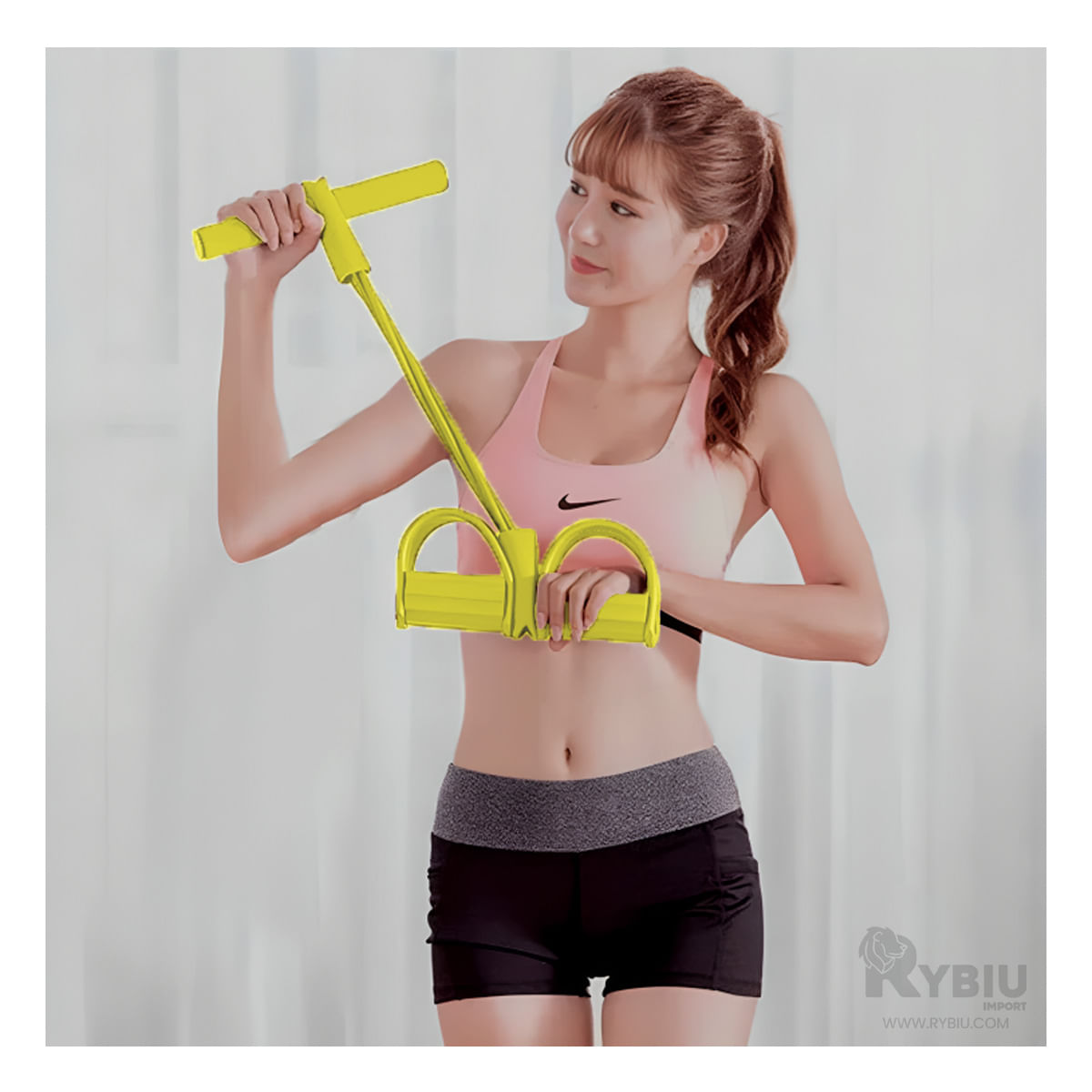 Liga de Ejercicios Versatil de Color Amarillo Y+Agendita