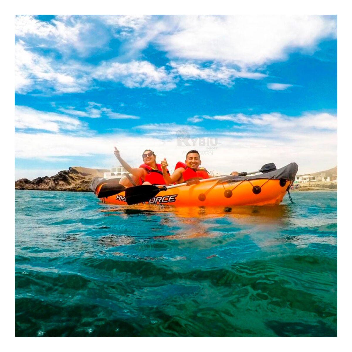 Kayak Perfecto para Hacer Deportes en Anaranjado