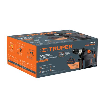 Rotomartillo SDS Plus 1500W 5.0 Joules Truper 19260