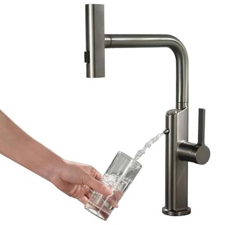 Griferia Grifo Caño 2 En 1 para cocina Dispensador de Agua Purificada