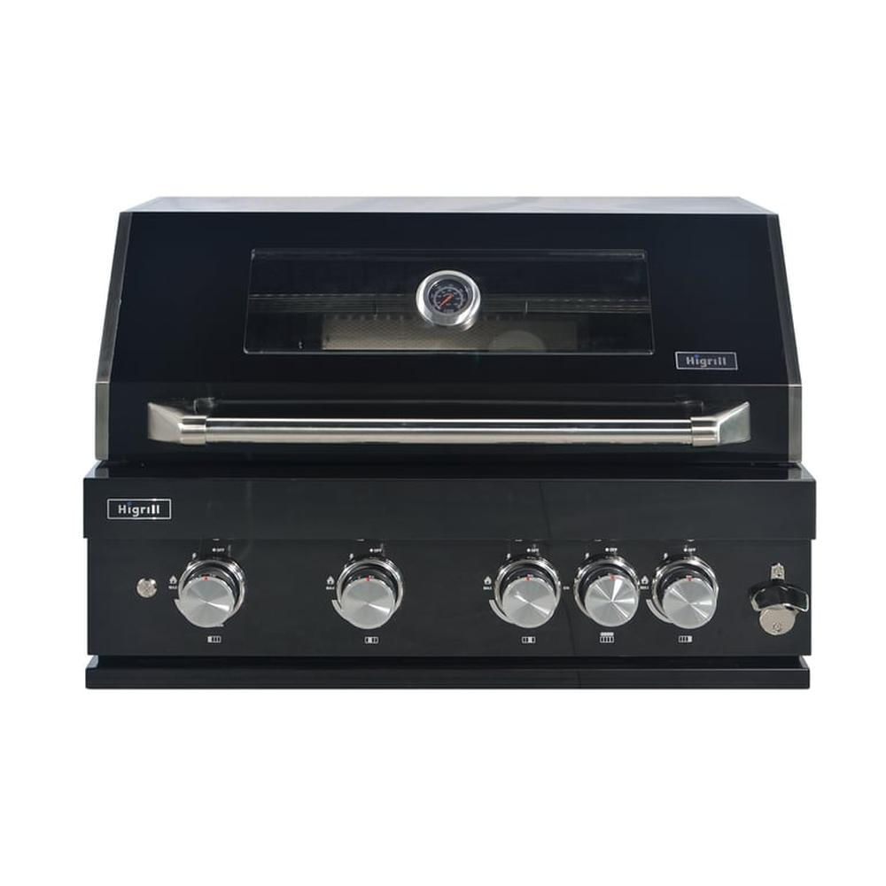 Parrilla A Gas Empotrable de 4 Quemadores y Quemador Infrarrojo