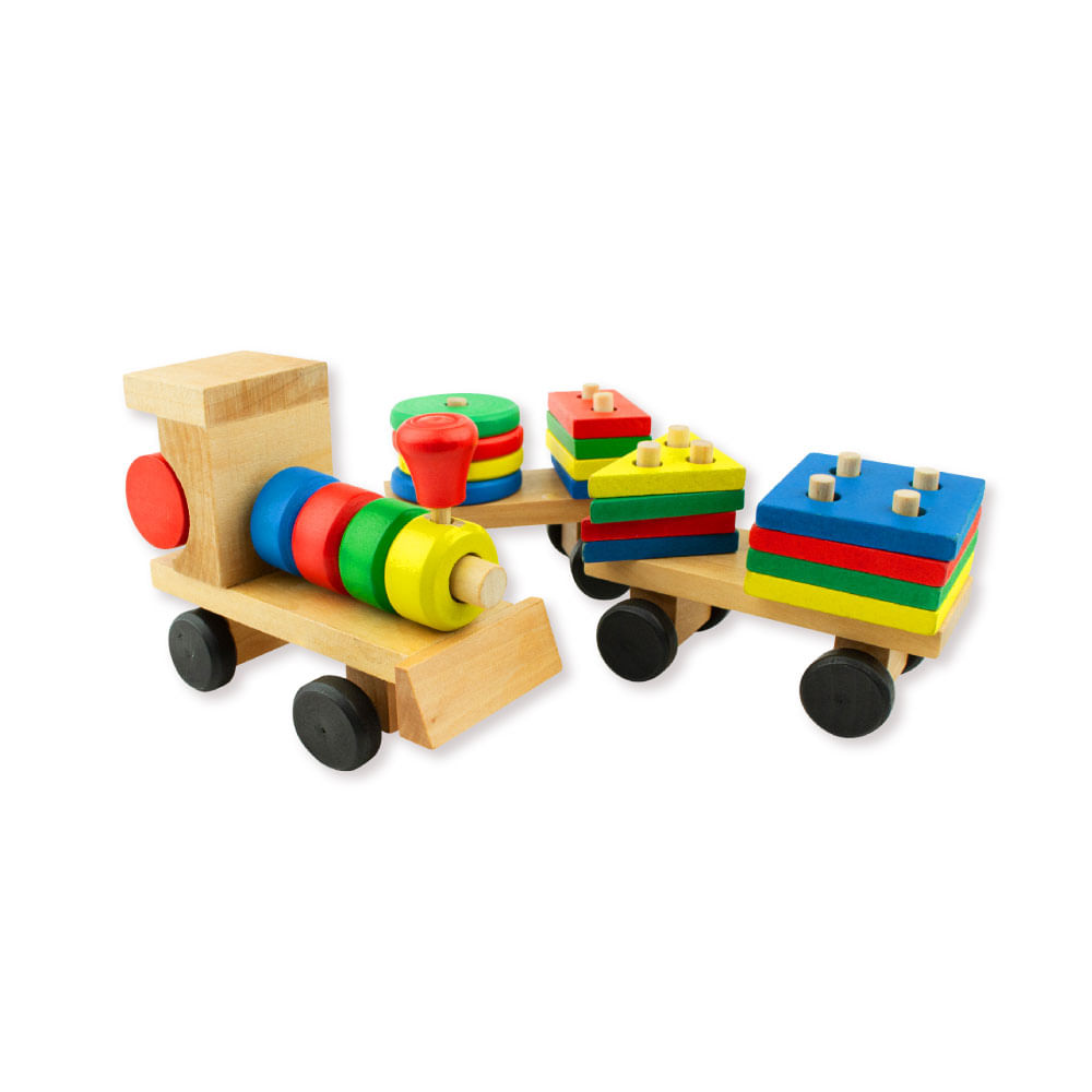 TREN DE MADERA EDUKT x 25 pz TREN DE MADERA EDUKT x 25 pz