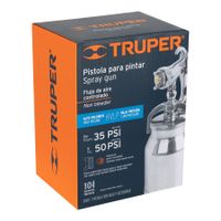 Pistola para Pintar de Succion HVLP 1.4mm Truper 14084