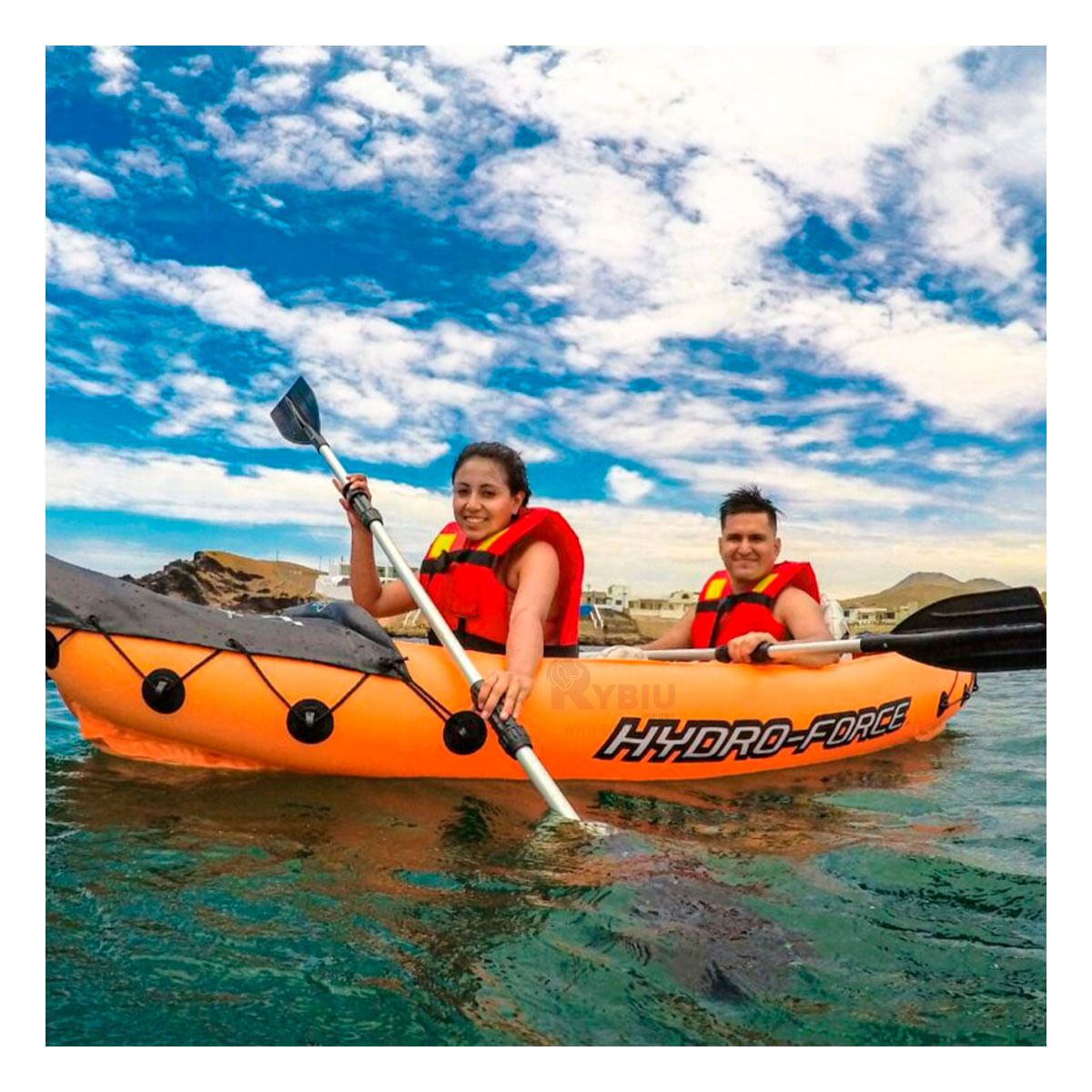 Kayak Increible para Mar en Anaranjado Y+Papel de Regalo