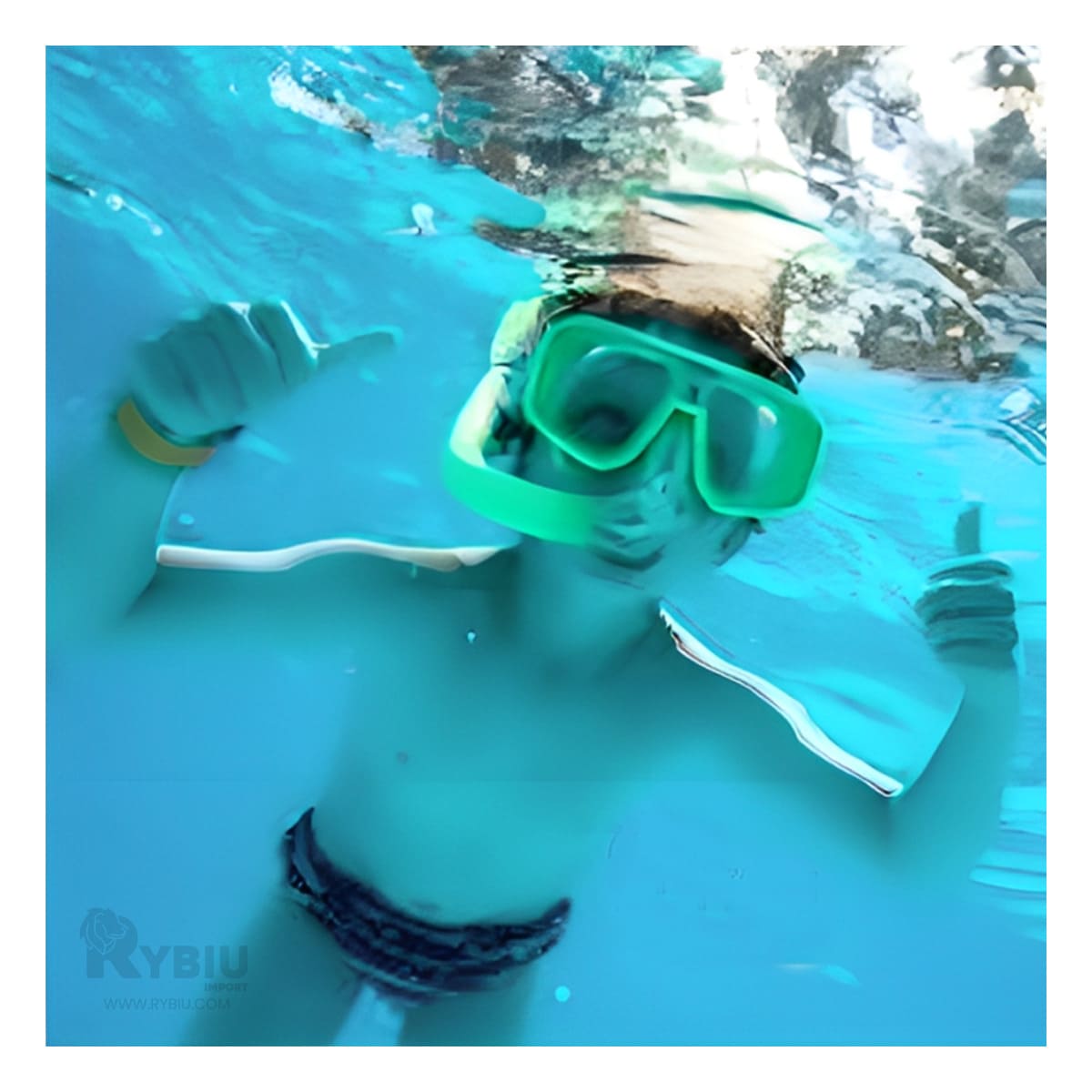 Set Infantil para Exploracion Acuatica con Accesorios Verde