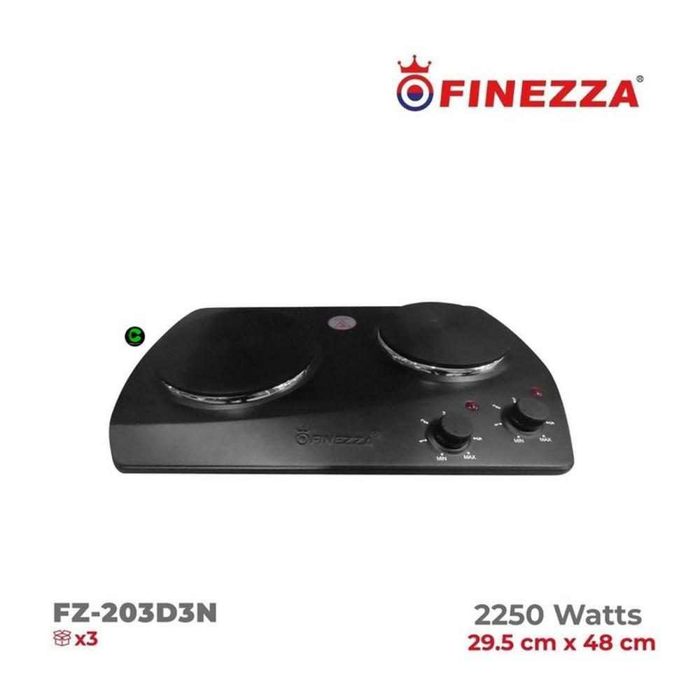 Cocina Eléctrica FINEZZA 2 Hornillas 5N FZ-203D3N