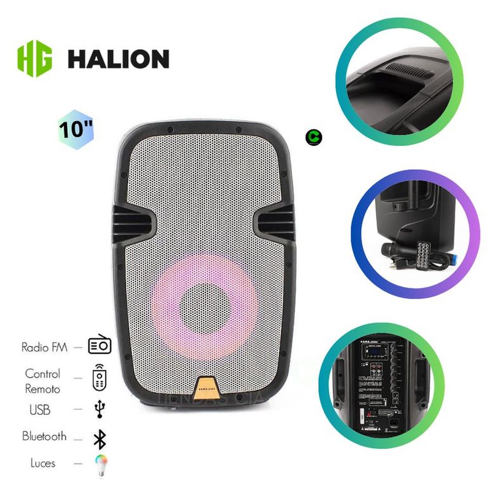 Parlante activo HALION PHA-10MB 1UHFmic bateria