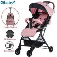 Coche Maleta Ebaby Respaldar Reclinable Kalan Rosado
