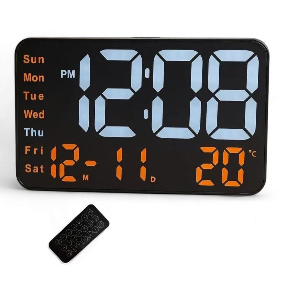 Headfield Reloj Digital De Pared Con Cronometro Reloj Cronómetro