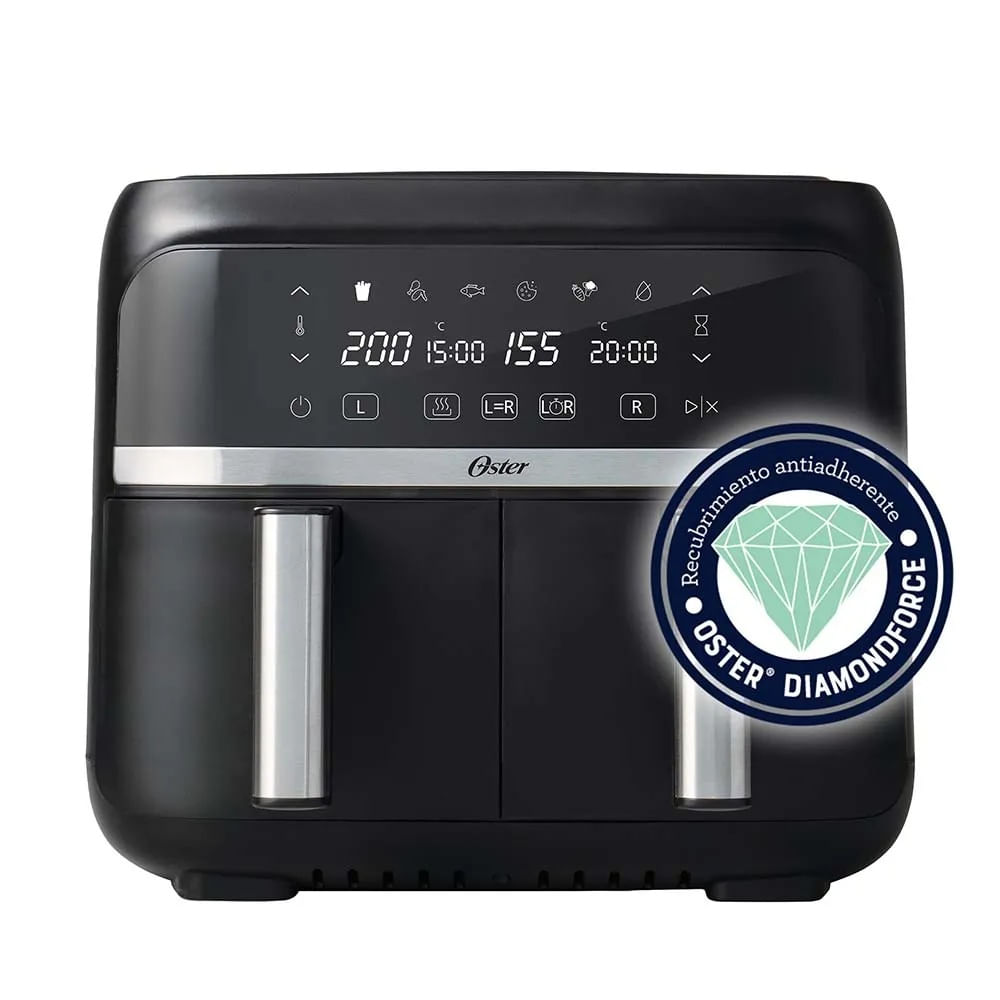 Freidora de aire dual Oster 7.6L CKSTAF7MCDDF