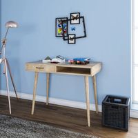 Escritorio Minimalista Vintage Romero Duna 1 Cajón TU MESITA