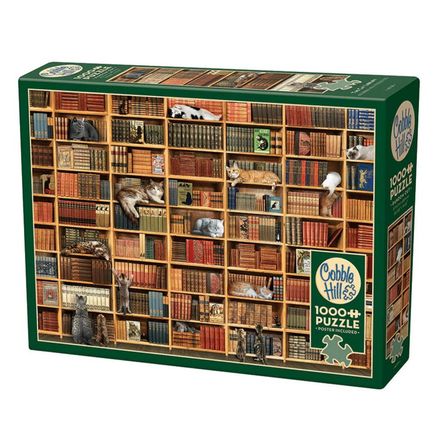 La Biblioteca del Gato - Rompecabezas Cobble Hill - 1000 Pzs