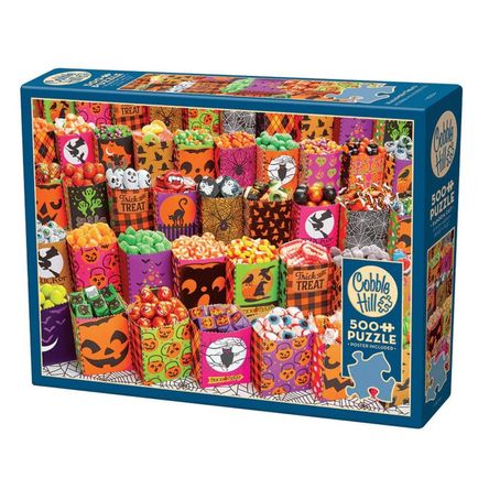 Golosinas de Halloween - Rompecabezas Cobble Hill - 500 Pzs Golosinas de Halloween - Rompecabezas Cobble Hill - 500 Pzs