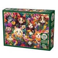 Bigotes en Flor - Rompecabezas Cobble Hill - 1000 Pzs